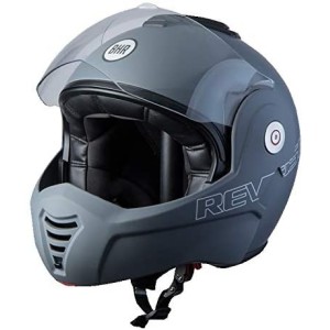 Casco Moto Flip-Up BHR 807 REVERSE Grigio Opaco
